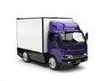 Midnight purple small box truck