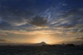 Midnight Sun - Antarctica Royalty Free Stock Photo