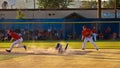 Midnight Sun Baseball Game Royalty Free Stock Photo