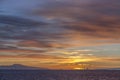 Midnight Sun - Drake Passage - Antarctica Royalty Free Stock Photo