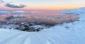 Midnight Sun - Weddell Sea - Antarctica Royalty Free Stock Photo