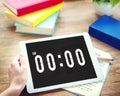 Midnight Time Tomorrow Timing Concept Royalty Free Stock Photo