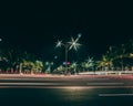 Midnigt at the Ringroad City Light Royalty Free Stock Photo