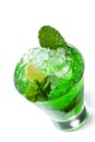 Midori Fizz Cocktail Royalty Free Stock Photo