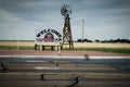 The Midpoint of Route 66. Half way. Royalty Free Stock Photo