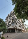 Midrise residential apartment building in India Royalty Free Stock Photo