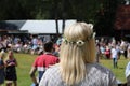 Midsommar celebration in sweden Royalty Free Stock Photo