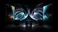 Futuristic Entertaining System. Elevating Audiovisual Delight with Advanced Technology and Immersive Experiences