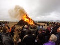 Bonfire on the beach