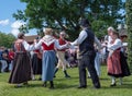 Midsummer day celebration in Sweden Royalty Free Stock Photo
