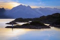 Vestfjorden, Lofoten islands, Norway Royalty Free Stock Photo