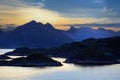 Vestfjorden, Lofoten islands, Norway Royalty Free Stock Photo