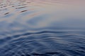 Midsummer sunset reflection on a lake