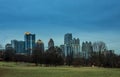 Midtown Atlanta before dawn Royalty Free Stock Photo