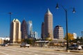 Midtown. Atlanta, GA. Royalty Free Stock Photo