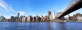 Midtown Manhattan panorama Royalty Free Stock Photo
