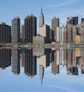 Midtown Manhattan skyline Royalty Free Stock Photo