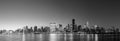 Midtown Manhattan skyline panoramic view Royalty Free Stock Photo