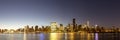 Midtown Manhattan skyline panoramic view Royalty Free Stock Photo