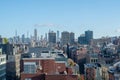 Midtown Manhattan skyline from a rooftop in Chinatown