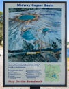 Views from the trail for the Midway Geyser Basin