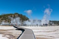 Views from the trail for the Midway Geyser Basin