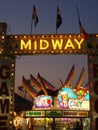 Midway at Twilight Royalty Free Stock Photo