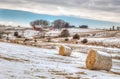 Midwest American Farm in Winter Royalty Free Stock Photo