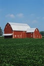 Midwest farm Royalty Free Stock Photo