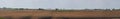 Midwest farm land panorama Royalty Free Stock Photo