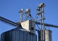 Midwest Grain Elevator Royalty Free Stock Photo