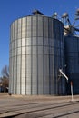 Midwest Grain Elevator Silo Bin Royalty Free Stock Photo