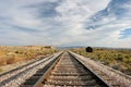 Midwest train tracks Royalty Free Stock Photo