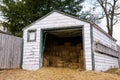 Midwestern hay shed