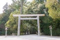 Ise Grand Shrine Ise Jingu Geku - outer shrine in Ise, Mie, Japan. The Shrine was a history of over Royalty Free Stock Photo