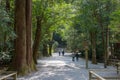 Ise Grand Shrine Ise Jingu Geku - outer shrine in Ise, Mie, Japan. The Shrine was a history of over Royalty Free Stock Photo