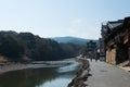 Isuzu River near Inner Shrine of Ise Grand Shrine in Ise, Mie, Japan
