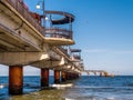 Miedzyzdroje Pier, Baltic Sea, Poland Royalty Free Stock Photo