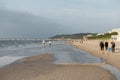 Miedzyzdroje, Poland -06/09/2021 - beach in Miedzyzdroje