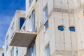 MIEDZYZDROJE, POLAND - JUNE 26, 2018. Building under construction. Apartment house exterior