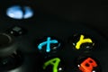 Xbox one video game controller close up macro shot. Royalty Free Stock Photo