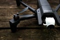 Parrot Anafi 21 megapixel 4 k drone camera on gimbals close up shot.