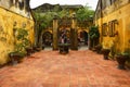 Mieu Hy Hoa Temple Courtyard Royalty Free Stock Photo