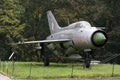 MIG-21 Soviet fighter, Warszawa, Poland Royalty Free Stock Photo