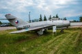 MIG15 bis Fagot on the territory of the Aeroclub in Nitra