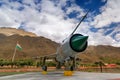 A MIG-21 fighter plane used by India in Kargil war 1999 , Operation Vijay Royalty Free Stock Photo