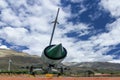 A MIG-21 fighter plane used by India in Kargil war 1999 Operation Vijay Royalty Free Stock Photo