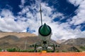 A MIG-21 fighter plane used by India in Kargil war 1999 Operation Vijay Royalty Free Stock Photo