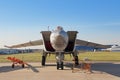 The MiG-25 retro interceptor Royalty Free Stock Photo