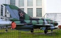 MIG-21SM Fighter Jet, at the Central Armed Forces Museum, Moscow, Russia